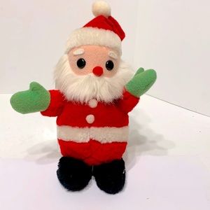 Santa figurine bean bag vintage